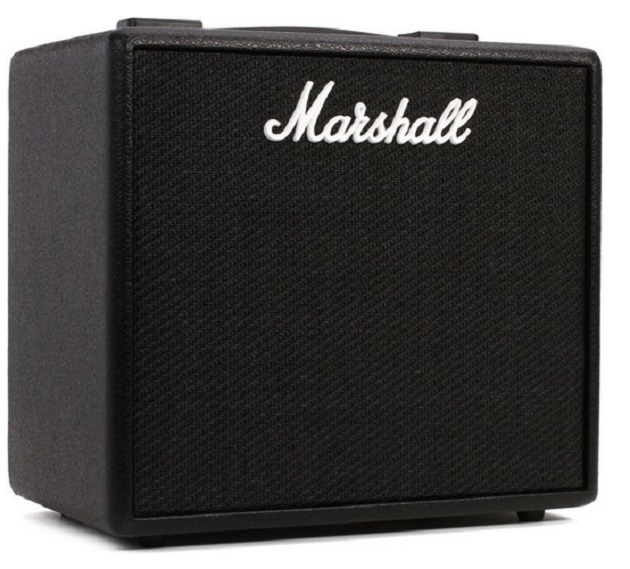 Le combo Marshall CODE 50W 1x12 allie l’héritage de Marshall à une technologie de pointe, pour aboutir à un petit ampli puissant qui exploite tous les sons dont vous rêvez. La gamme offre un choix de modèles d'amplis numériques, d'amplificateurs de puissance, de simulations d'armoire, d'effets et plus encore, vous permettant de composer toutes les possibilités dont vous avez besoin. Différents choix de nettoyages étincelants, de crunchs vintage et d’options modernes à gain élevé peuvent être combinés avec les classiques Marshall 100W ou British Class A par exemple, puis vous pouvez choisir parmi différentes simulations 1x12, 2x12 ou 4x12. Ajoutez une sélection de 24 FX et vous avez tout ce dont vous avez besoin en une seule configuration. CODE possède 14 préamplis MST, 4 amplis de puissance MST et 8 enceintes MST. Il a 24 effets spéciaux, y compris: Compresseur, Distorsion classique Stompbox, Auto Wah, Pitch Shifter, Chorus, Phaser, Flanger et Tremolo. Il comprend des délais avec Tap Tempo et des réverbérations de qualité studio. Les préamplis MST de CODE produisent certains des sons Marshall les plus acclamés et les plus appréciés: JTM45 2245, 1962 Bluesbreaker, 1959SLP Plexi, JCM800 2203, JCM2555 Silver Jubilee, JCM2000 DSL100, JVM410H et plus. CODE est doté des amplificateurs de puissance EL34, 5881, EL84 et 6L6 MST et des modèles d’enceintes MST: 1960, 1960V, 1960AX, 1960HW, 1936, 1936V, 1912 et 1974X. L'ampli peut être connecté via USB ou Bluetooth, ce qui permet de contrôler à distance toutes les fonctionnalités et fonctions de l'amplificateur via le logiciel Marshall Gateway. Ce logiciel comprend une application pour les appareils mobiles avec du contenu supplémentaire, comme l'accès à la communauté en ligne à venir, des didacticiels, le partage de correctifs, etc. Puissance: 50W (état solide) Entrée unique 14 modèles de préamplis 4 modèles d’ampli 8 modèles de cabine de haut-parleur The Marshall CODE 50W 1x12 combo combines the Marshall legacy with state-of-the-art technology, culminating in a potent little amp that taps into all the tones you crave. The range offers a choice of digital amp models, power amps, cabinet simulations, FX and more allowing you to dial in every tonal possibility you need. Various choices of glistening cleans, vintage crunches and modern high gain options can be mixed and matched with classic Marshall 100W or British Class A power stage for example, and then run through a choice of various 1x12, 2x12 or 4x12 simulations. Add from a selection of 24 FX and you have all you need in one complete setup. CODE has 14 MST preamps, 4 MST power amps and 8 MST speaker cabinets. It has 24 FX including: Compressor, classic stompbox Distortions, Auto Wah, Pitch Shifter, Chorus, Phaser, Flanger and Tremolo. It includes Delays with Tap Tempo, and studio quality Reverbs. CODE’s MST preamps produce some of the most acclaimed and best loved Marshall tones: JTM45 2245, 1962 Bluesbreaker, 1959SLP Plexi, JCM800 2203, JCM2555 Silver Jubilee, JCM2000 DSL100, JVM410H and more. CODE features EL34, 5881, EL84 & 6L6 MST power amp voicings, and MST speaker cabinet models: 1960, 1960V, 1960AX, 1960HW, 1936, 1936V, 1912 & 1974X. The amp can be connected via USB, or Bluetooth allowing remote control of all the amps features and functions via the Marshall Gateway software. This software includes an app for mobile devices with extra content such as access to the upcoming online community, tutorials, patch sharing and more. Power: 50W (solid state) Single input 14 preamp models 4 power-amp models 8 speaker cab models