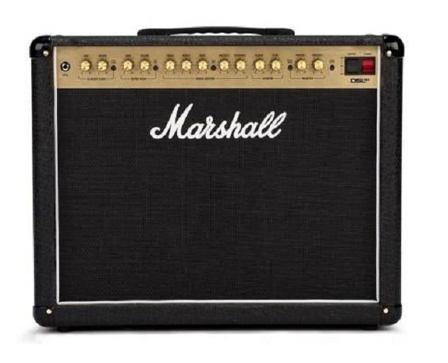 The next generation of the Marshall DSL series amps are laden with Marshall tone, features and functionality for the novice, as well as pros performing on the world's biggest stages. The new DSL models feature adjustable power settings, which delivers all-valve tone and feel, at any volume, from bedroom to stage. The new technology adjusts power to the valves, instead of just turning off valve stages, allowing the amp to remain articulate and dynamic. Some innovative tweaks to the EQ circuitry have given the new DSLs even greater tonal flexibility. The EQ section of the new DSLs can deliver exactly what your ears are looking for. Marshall's partnership with Softube® has led to the creation of award-winning plug-ins, as well as exceptional tone in Marshall's CODE digital amps. The same team is responsible for the development of the new emulated output feature, found in the DSL series. Both the headphone out, and line out on the DSL models boast incredibly accurate emulation of the famed 1960 cabinet. The DSL is now more versatile than ever, with new features including discrete master volume controls for each channel, built-in reverb and resonance controls. Gain and volume per channel Dedicated resonance control High and low power settings Reverb Now with Celestion V type speaker 2 separate master volume controls Softube® emulated output 4 x ECC83 and 2 X EL34 valves Dimensions (W x H x D): 620 x 490 x 252mm Weight: 50.5 lbs (22.9 kg) La prochaine génération d'amplis de la série Marshall DSL est chargée de sonorités, de fonctionnalités et de fonctionnalités Marshall pour les novices, ainsi que pour les pros qui se produisent sur les plus grandes scènes du monde. Les nouveaux modèles DSL disposent de réglages de puissance réglables, qui délivrent une sonorité et une sensation à toutes les vannes, quel que soit le volume, de la chambre à la scène. La nouvelle technologie ajuste la puissance aux valves, au lieu de simplement éteindre les étages de valve, permettant à l'ampli de rester articulé et dynamique. Certains réglages innovants du circuit EQ ont donné aux nouvelles DSL une plus grande flexibilité tonale. La section EQ des nouveaux DSL peut fournir exactement ce que vos oreilles recherchent. Le partenariat de Marshall avec Softube® a conduit à la création de plug-ins primés, ainsi qu'à un son exceptionnel dans les amplis numériques Marshall de CODE. La même équipe est responsable du développement de la nouvelle fonction de sortie émulée, trouvée dans la série DSL. La sortie casque et la sortie ligne sur les modèles DSL offrent une émulation incroyablement précise du célèbre cabinet de 1960. Le DSL est maintenant plus polyvalent que jamais, avec de nouvelles fonctionnalités, y compris les contrôles de volume principal discret pour chaque canal, la réverbération intégrée et les contrôles de résonance. Gain et volume par canal Contrôle de résonance dédié Paramètres de puissance élevée et faible Réverbération Maintenant avec enceinte Celestion V 2 contrôles de volume principal séparés Sortie émulée Softube® 4 vannes ECC83 et 2 X EL34 Dimensions (L x H x P): 620 x 490 x 252 mm Poids: 50,5 lb (22,9 kg)